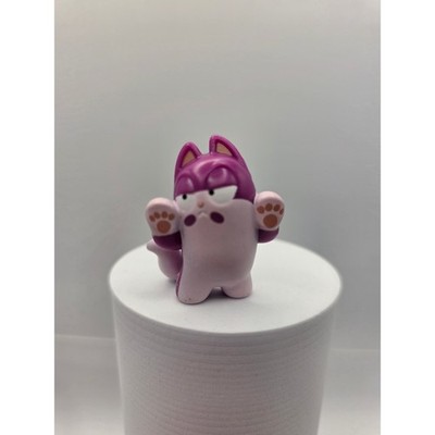Hasbro Lost Kitties Itty Bitty Series 1 Purple Grumpy Cat Mini Figure  1.5''