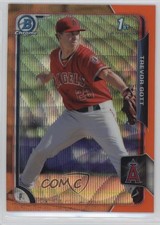 2015 Bowman Chrome Prospects Orange Wave Refractor Trevor Gott #BCP17 1b0