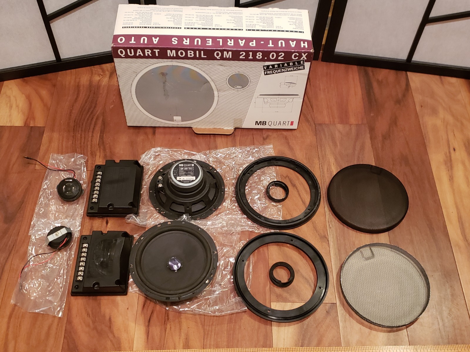 Vintage MB Quart QM 218.02 CX Component Speaker System – Made in Germany –...