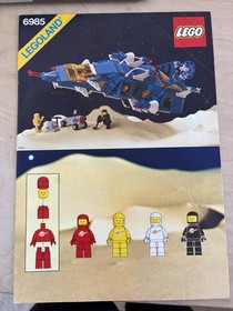 Lego Cosmic fleet, voyager, 6985, box & instructions (and misc. pieces) only