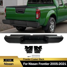 Black Rear Step Bumper Assembly Wo Sensor Holes For 2005-2021 Nissan Frontier Black Rear Step Bumper Assembly Wo Sensor Holes For 2005-2021 Nissan Frontier