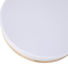 ALED Flush Mount Ceiling Light Wooden Stepless Dimmable Round Modern Ceiling