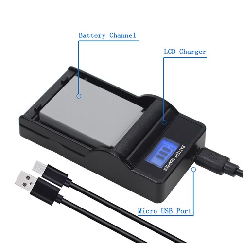 2 Battery+LCD Charger For Canon PowerShot SD700 IS SD790 IS SD800 IS SD950 SD990 - Picture 9 of 12