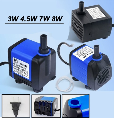 Water Pump Submersible Fish Tank Pond Aquarium Waterfall Fountain Small Pump