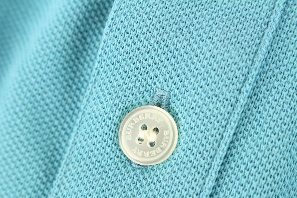 Burberry Brit Men's Large Light Blue Logo Polo Shirt 56B715S | eBay