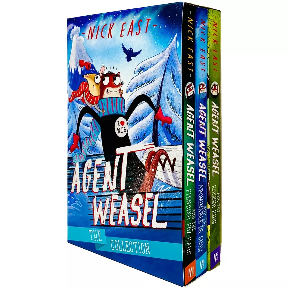 Agent Weasel Series Books 1 - 3 Collection Box Set by Nick East Fox Gang,Dr Snow