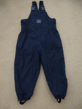 Jojo Maman Bebe DUNGAREES 3-4yrs NEW ❄️🌧️ Waterproof Fleece Lined Trousers