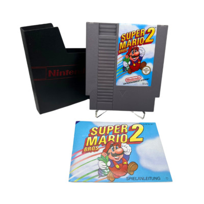 Nintendo NES - Super Mario Bros. 2 - Modul + Anleitung - Sammlerzustand