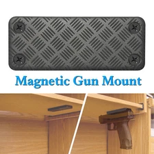 Gun Magnet Mount 50 lbs Pistol Magnetic Holder Car Holster Home Under Desk US