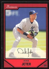 2007 Bowman #90 Derek Jeter     New York Yankees Card