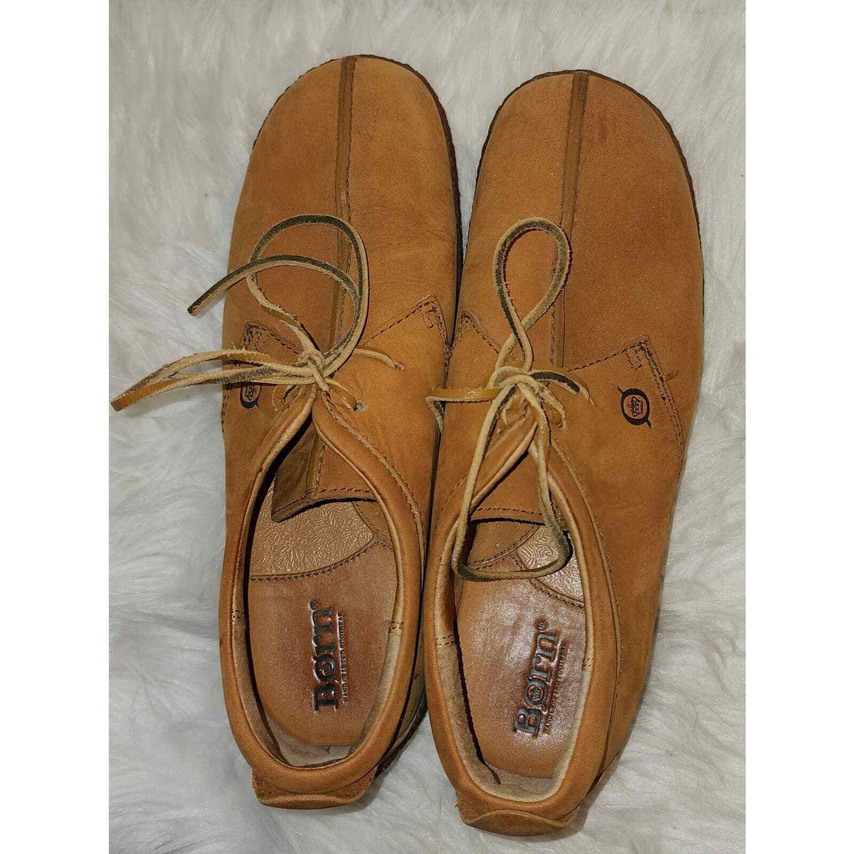 Born Sahara W1244 Brown Nubuck Leather Driving Oxford Moccasins Born Sahara W1244 Brown Nubuck Leather Driving Oxford  main image 2