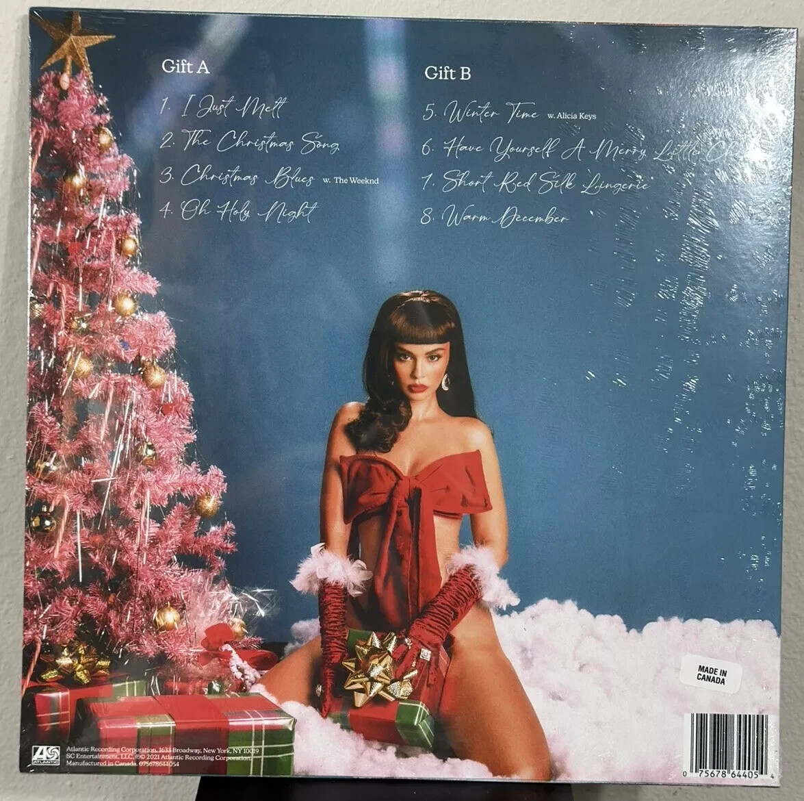 BRAND NEW Sabrina Claudio - Christmas Blues (RED COLOR) Vinyl LP