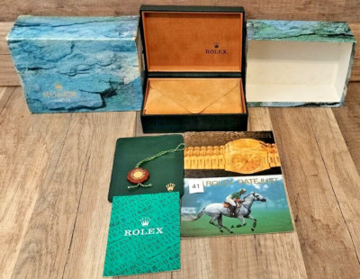 VINTAGE ROLEX DATEJUST WATCH BOX SET