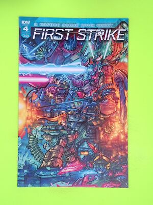 First Strike #4d 2017 IDW Publishing Variant 8.0 Comic Book V83-80