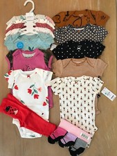 New Carter's Girls Spring/Summer Clothing Lot of 14 Size 6 Months
