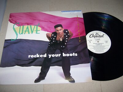 SUAVE- ROCKED YOUR BOOTS- PROMO 1991 R&B 12'' SINGLE 33, CAPITOL V-15696 (EX/NM)