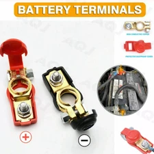Car Battery Terminal Connector Positive Negative Post Heavy Duty Clamp Clip