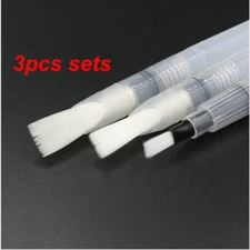 3PCS White Watercolor Brush Set - Soft Paint Brushes Portable & Easy to Use