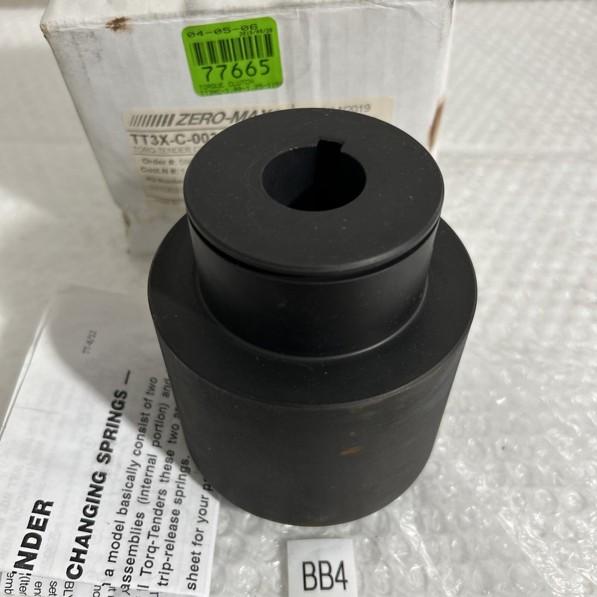 ZERO-MAX TT3X-C-003-009-002 TORQ TENDER COUPLING W/1” BORE FAST
