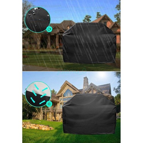 Waterproof BBQ Cover Heavy Duty Rain Gas Barbeque Smoker Grill Protector AU - Picture 9 of 21