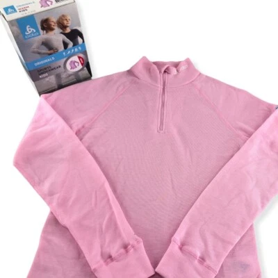 Odlo Sport Unterwäsche Kinder Shirt Gr. 164 rosa Langarm Mädchen Ski Outdoor