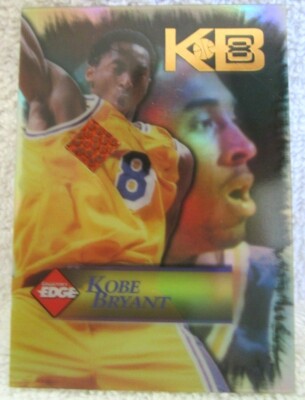 Kobe Bryant 1998 Collector's Edge Refractor KB Authentic Game-used Ball-LAKERS-3
