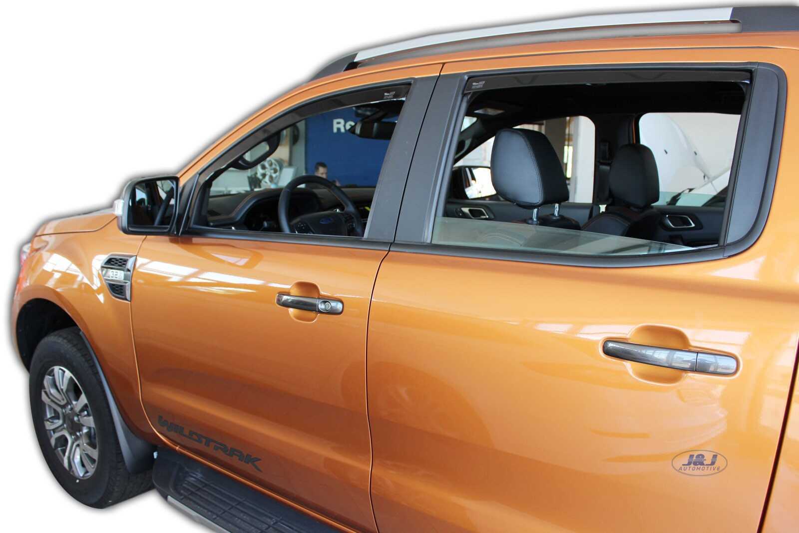 Heko 15304 Tinted Wind Deflectors 4 Piece for Ford Ranger 4 Door 2012
