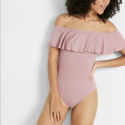 off the shoulder onesie