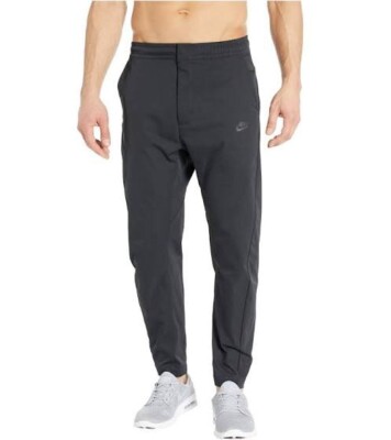 Nike Sportswear Woven Pants Men's Black Tapered Legs AR3221-010 Size XS  Joggers