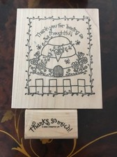 2 Thank You Scrapbooking Stamps