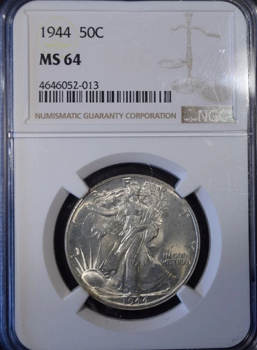 1944 Liberty Walking Half Dollar "NGC MS64" *Free S/H After 1st Item*