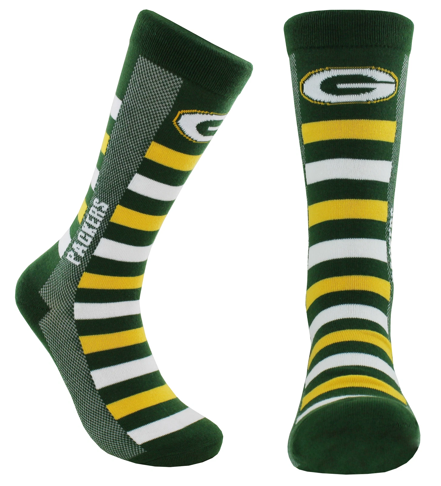 Green Bay Packers Word Crosswalk Dress Socks