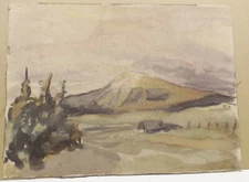 " Impressiver Winter Landscape Schwarzwald " Aqua Monogr. Sign.sw Sepp Wurster