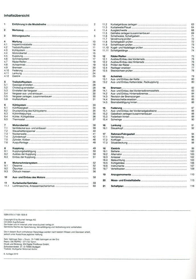 Thumbnail - Kawasaki Gpz 500 S (86-93) Reparaturanleitung Bucheli 5136