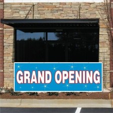 Grand Opening Vinyl Banner with Grommets