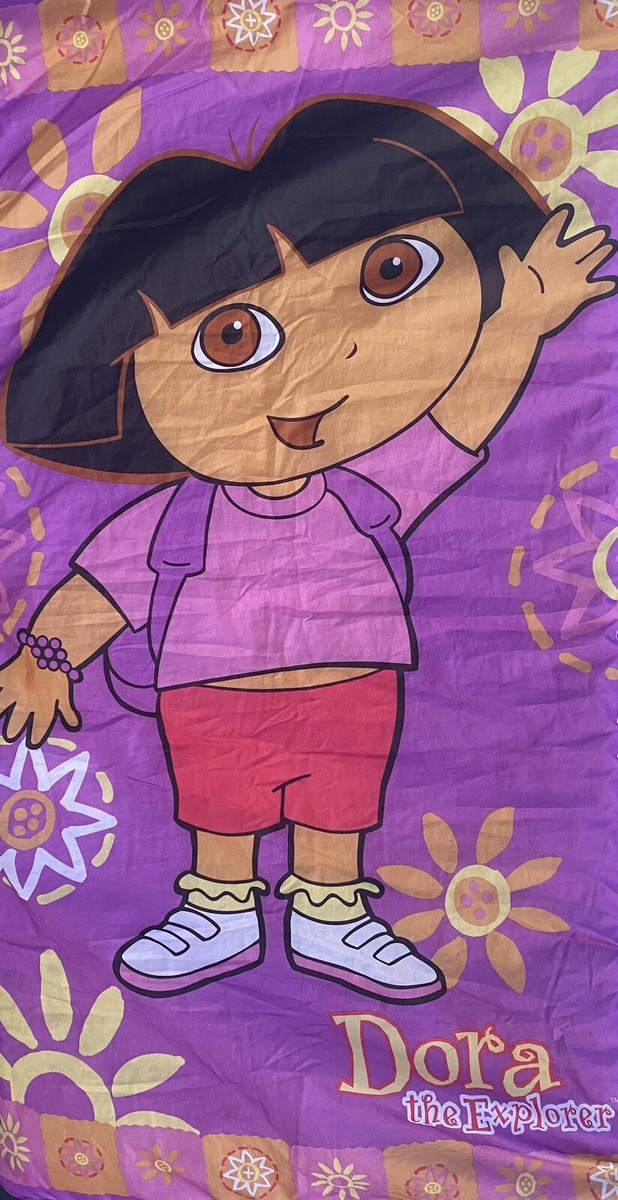 Couette Lit Enfant Dora L'exploratrice - Vintage Y2K 2004 - Rare Nickelodeon