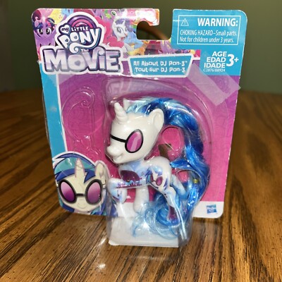 My Little Pony THE MOVIE ALL ABOUT DJ PON-3!!  New Without Comb See Pics!!