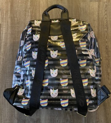 Betsey Johnson Unicorn & Rainbow Cat Printed Large Clear  display picture 1
