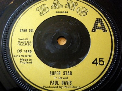 PAUL DAVIS - SUPER STAR  7'' VINYL