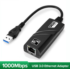 USB 3.0 Gigabit Ethernet LAN RJ45 Adapter 1000Mbps Network Adapter For PC Mac