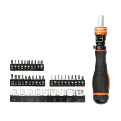 Innovative Ratchet Screwdriver with Tips 40pcs for Various Applications