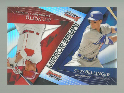 2017 Bowman's Best - Mirror Image #MI-2 Joey Votto, Cody Bellinger (RC)
