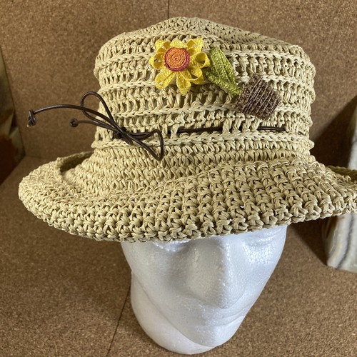 Eddie Bauer Ladies Paper Straw Hat 