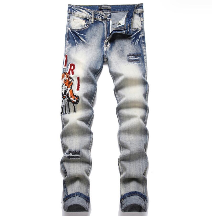 パンツ diante EMBROIDERY DAMAGE DENIM 未使用 DIANTE EMBROIDERY DAMAGE DENIM BLUE Men's Blue Denim Jeans