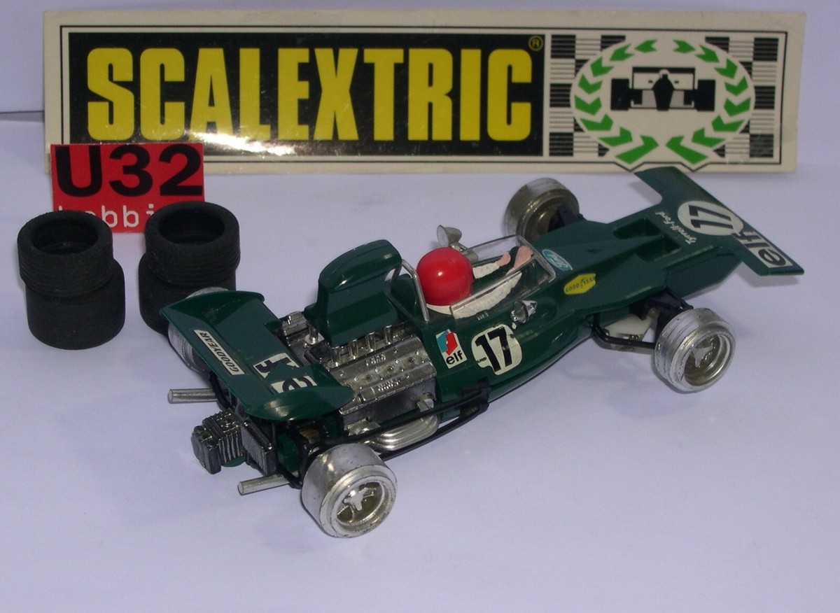 SLOT CAR SCALEXTRIC EXIN C-48 FORD TYRRELL 001 F1 #17 VERDE J