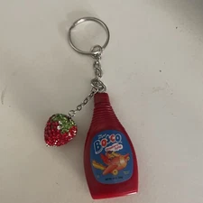 Zuru Mini Brands BOSCO STRAWBERRY SYRUP With Strawberry Charm Key Chain