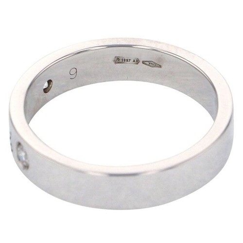 Gucci Ring 2P Diamant Diamant Weißgold Logo GRÖSSE 5,0 US F/S - Bild 3 von 6