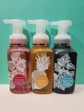 Bath & Body Works🍓Gentle & Clean🍍Foaming Hand Soap🍵 Assorted SET OF THREE