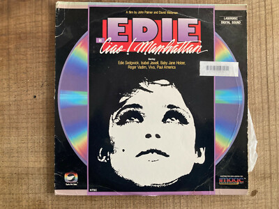 EDIE - CIAO! MANHATTAN' - Uncut Reality-Based Drama Laser Disc ship from Germany