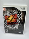 Guitar Hero: Warriors of Rock Nintendo Wii 2010 Complete in Box, Tested Working